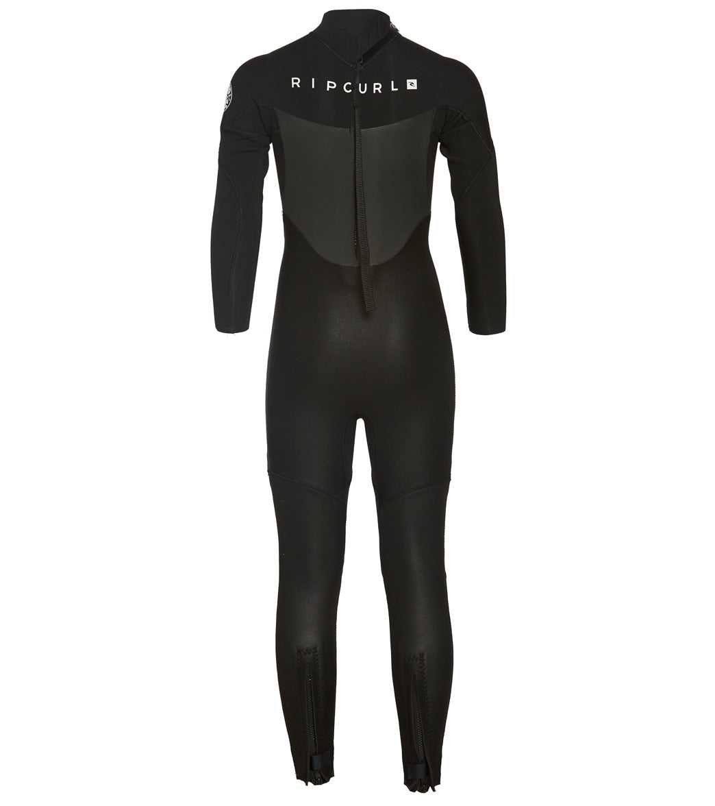 Rip Curl, Traje de neopreno Rip Curl Omega 3/2 mm Steamer (niño pequeño, niño grande) Negro